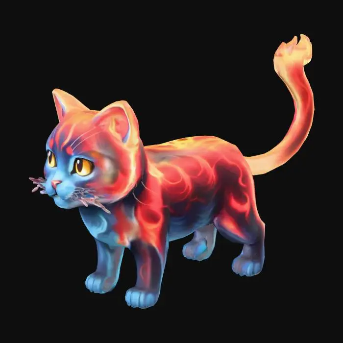 3D model for Inferno Kitten