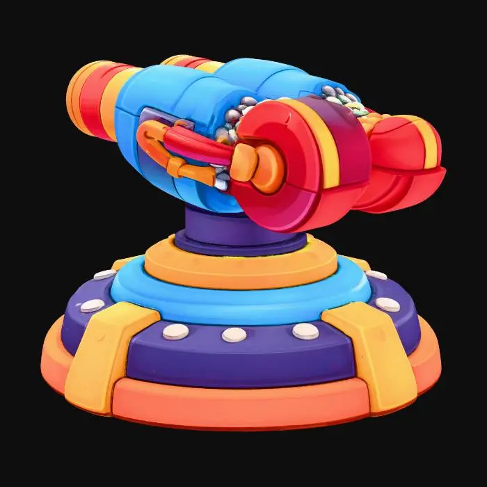 3D model for Turret toy