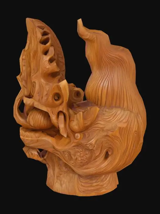 3D model for Carved Terracotta Sculpture