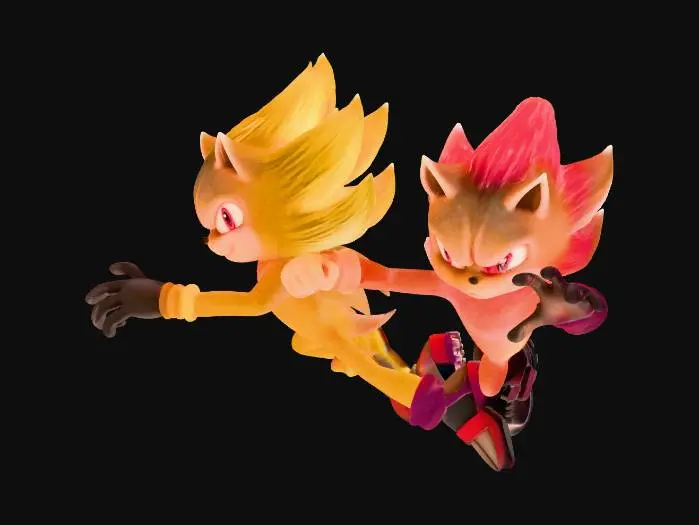 3D model for Super sonic and Super Shadow