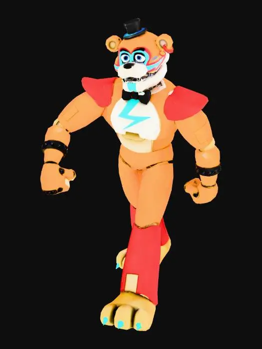 3D model for Glamrock Freddy