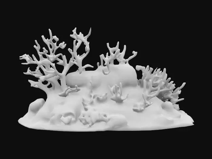 3D model for ultra realistic coral reef