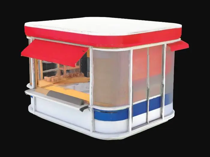 3D model for kiosk
