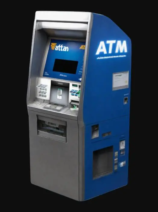 3D model for ATM machine