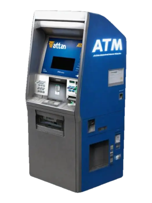 ATM machine - Electric 3D model, vytvořený pomocí AI