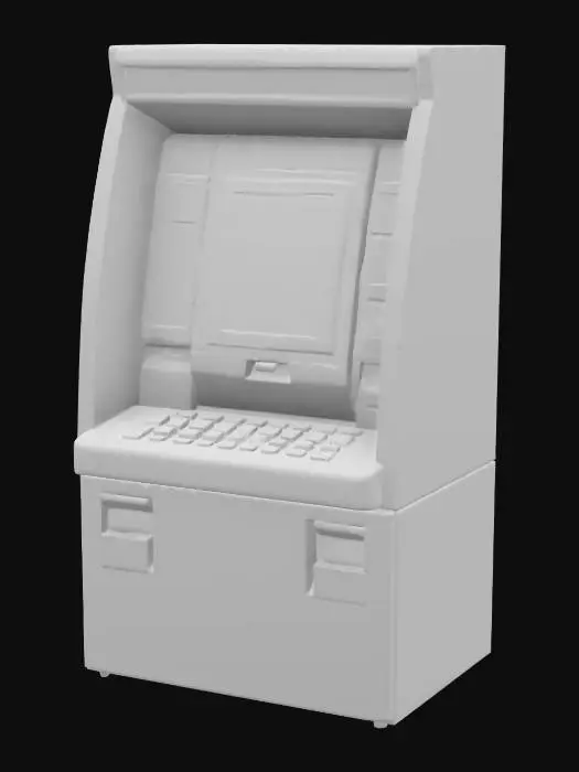 3D model for ATM machine