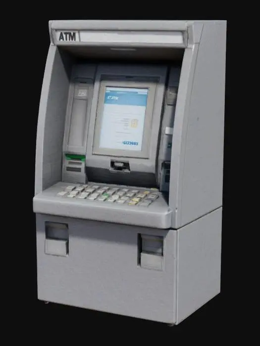 3D model for ATM machine