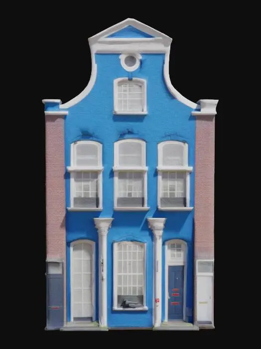 3D model for Amsterdam canal house