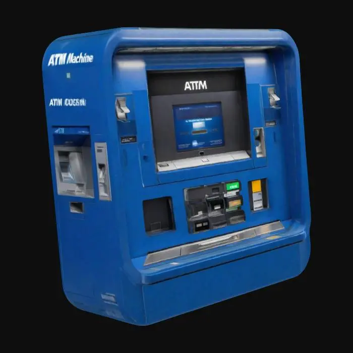 3D model for ATM machine