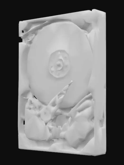 3D model for Hard Drive Interior