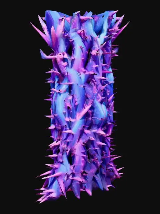 3D model for Thorny Wall