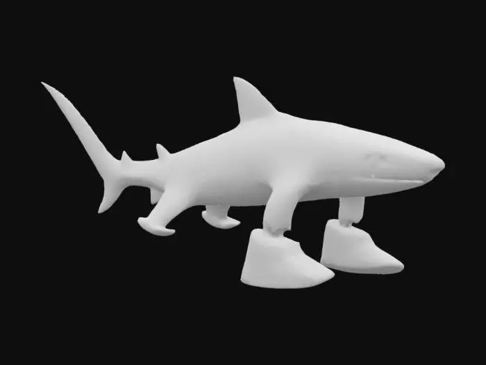 3D model for Tralalalero tralala