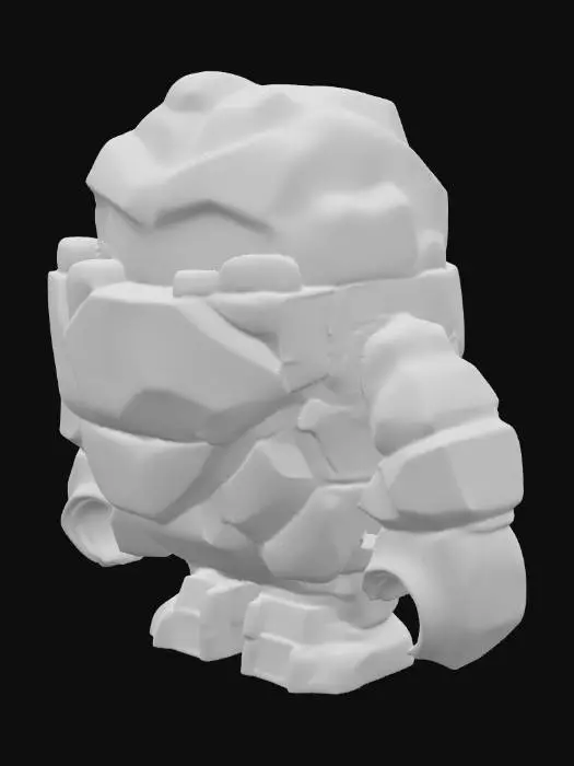 3D model for Rock Monster