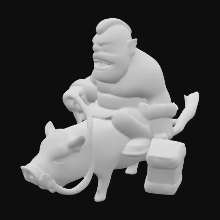 3D model for HogRider