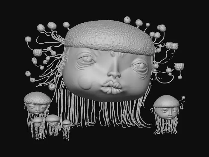 3D model for Mushroom Dreamscape