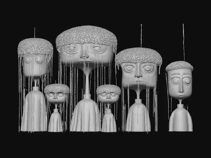 3D model for figuren