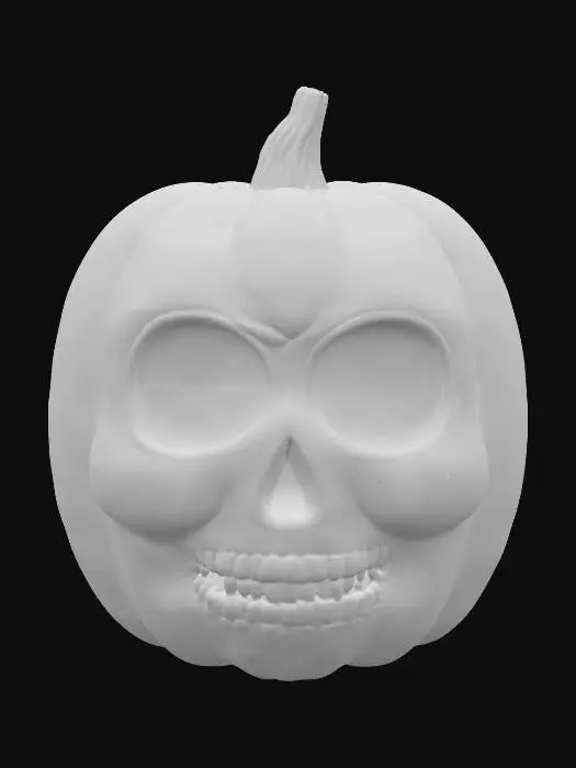 3D model for Sugar Skull Pumpkin