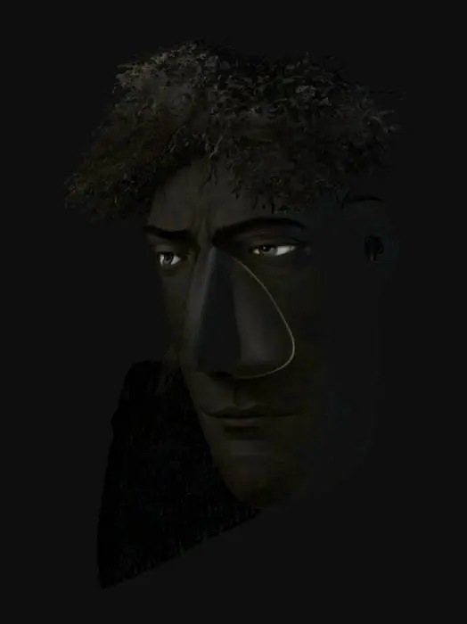 3D model for Pensive Expression