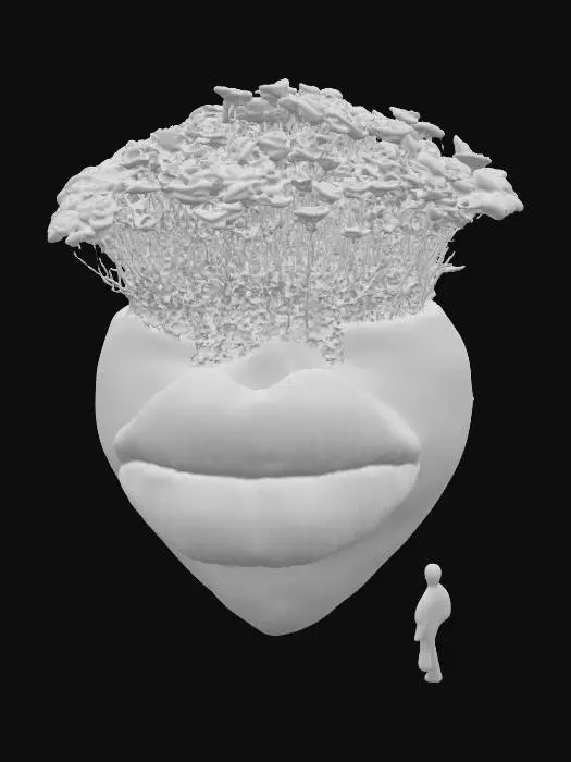 3D model for Blooming Lips