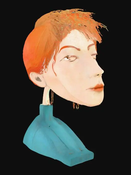 3D model for Pensive Profile