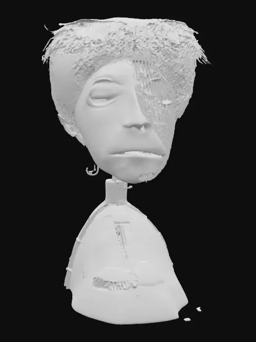 3D model for Pensive Profile