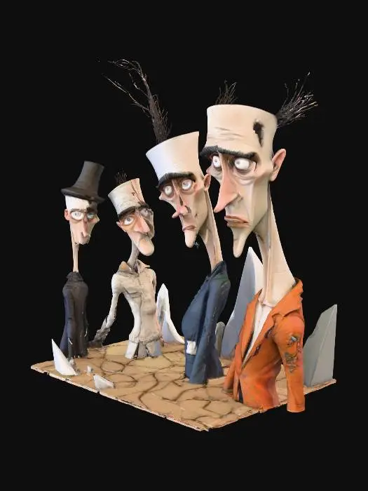 3D model for Eccentric Quartet