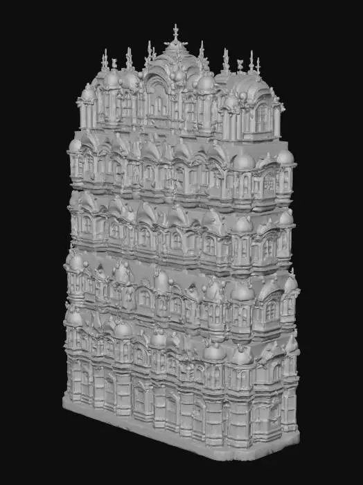 3D model for Palatial Facade of Intricacy