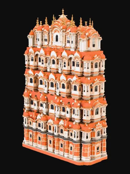 3D model for Palatial Facade of Intricacy