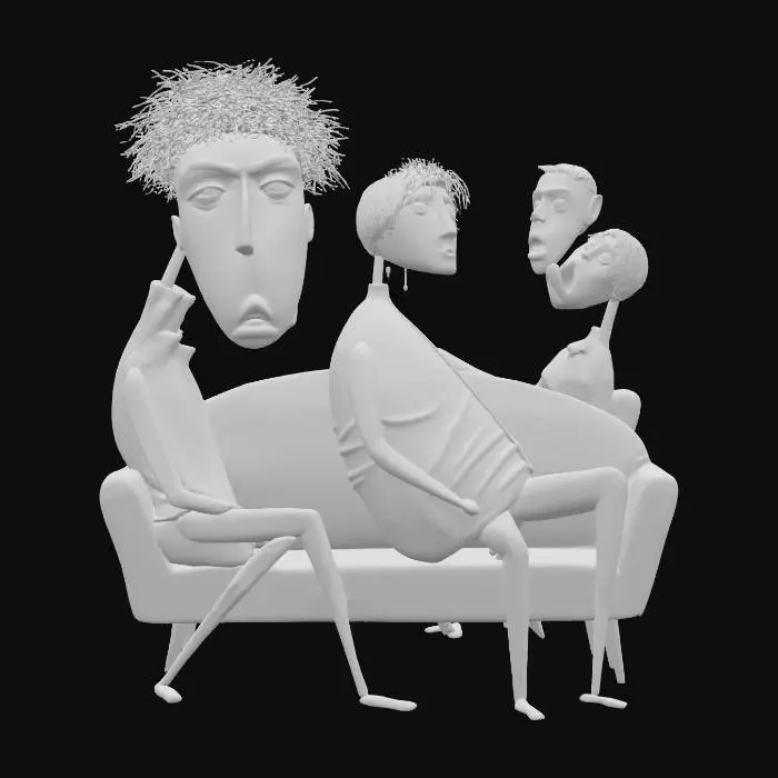 3D model for Couch Debate