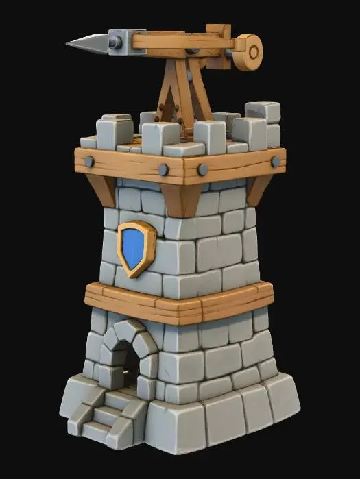 3D model for Fortress Crossbow Tower