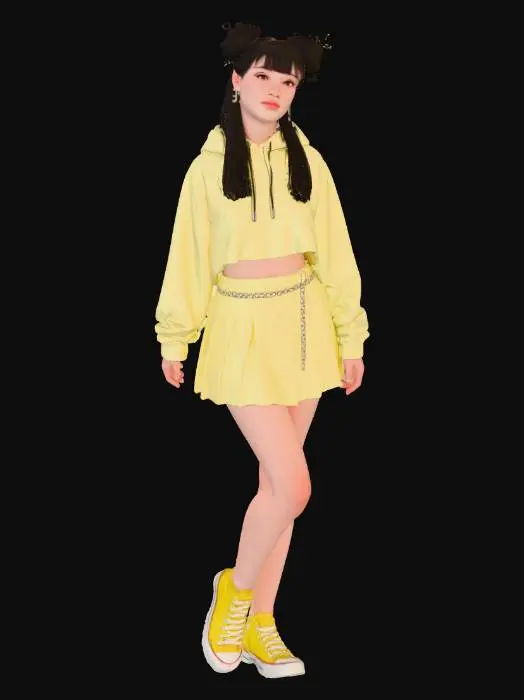 3D model for Yellow Bliss