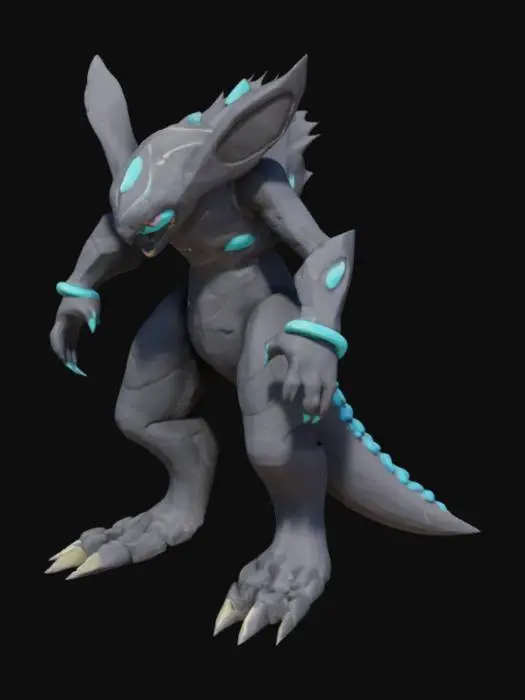 3D model for Umbreon as Kaiju 