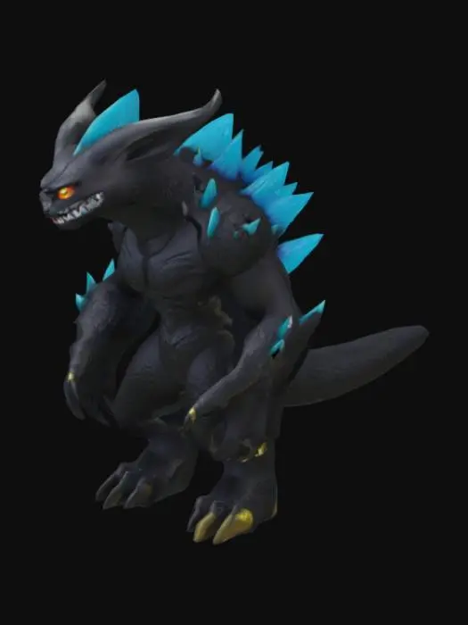 3D model for Umbreon as Kaiju 