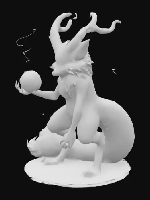 3D model for Mystic Fox Conjurer
