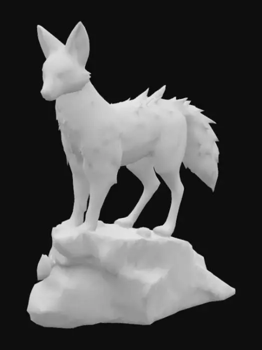 3D model for Crystal Fox Legend