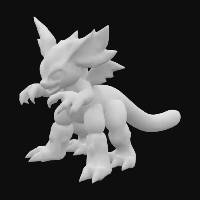 3D model for Umbreon as Kaiju 