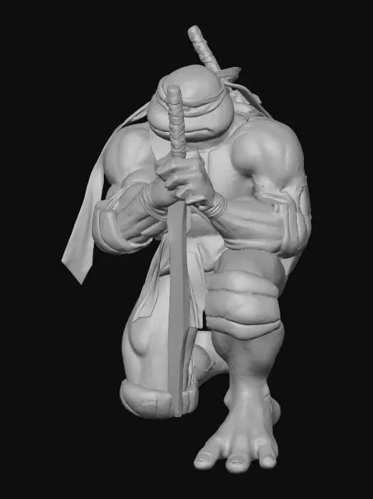 3D model for Leonardo the Turtle Warrior