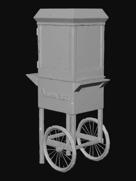 3D model for Popcorn stand
