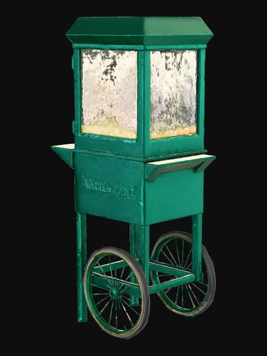 3D model for Popcorn stand