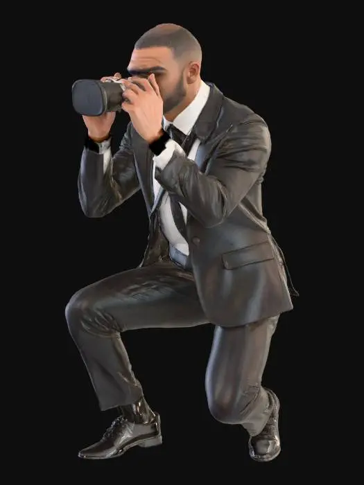 3D model for Photographer in Focus