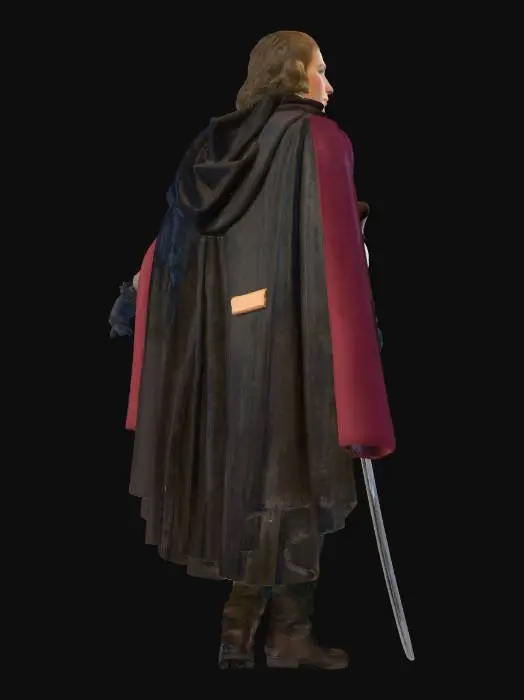 3D model for Heroic Figure in Portrait