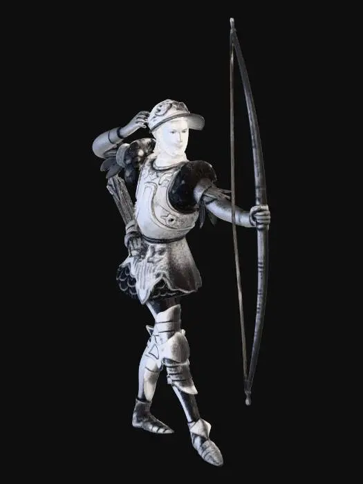 3D model for Medieval Archer