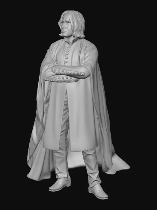 3D model for Cloaked Figure in Black