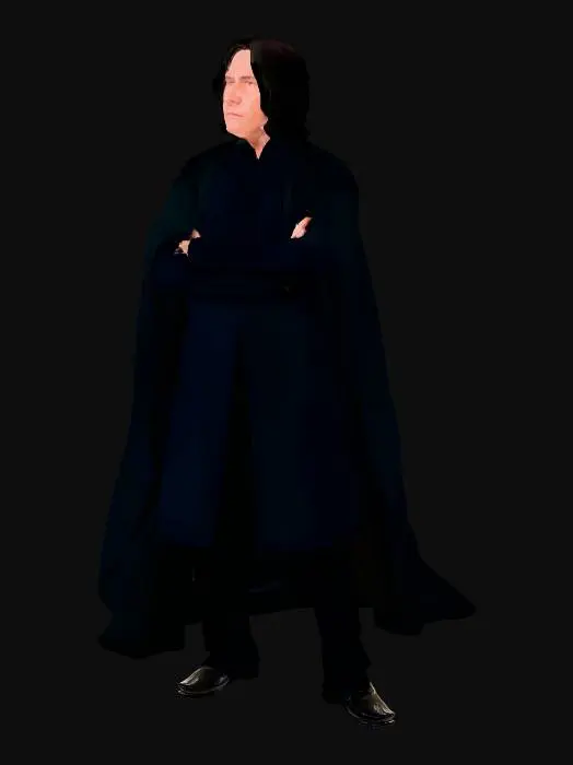 3D model for Cloaked Figure in Black