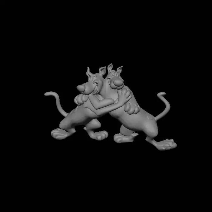 3D model for Best Friends Hug