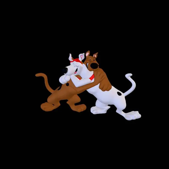 3D model for Best Friends Hug