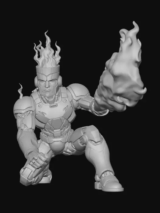 3D model for Fire Guardian