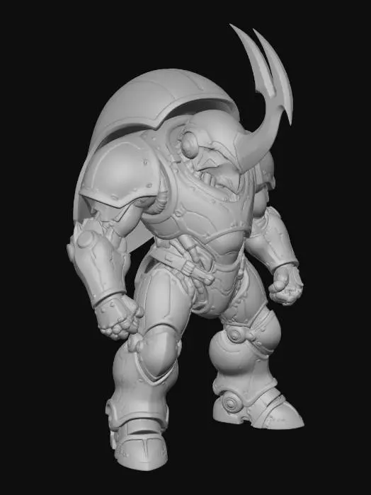3D model for Rhinoceros Knight