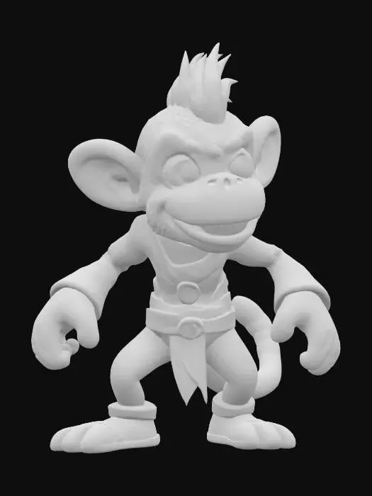 3D model for Cheeky Chimp Adventurer