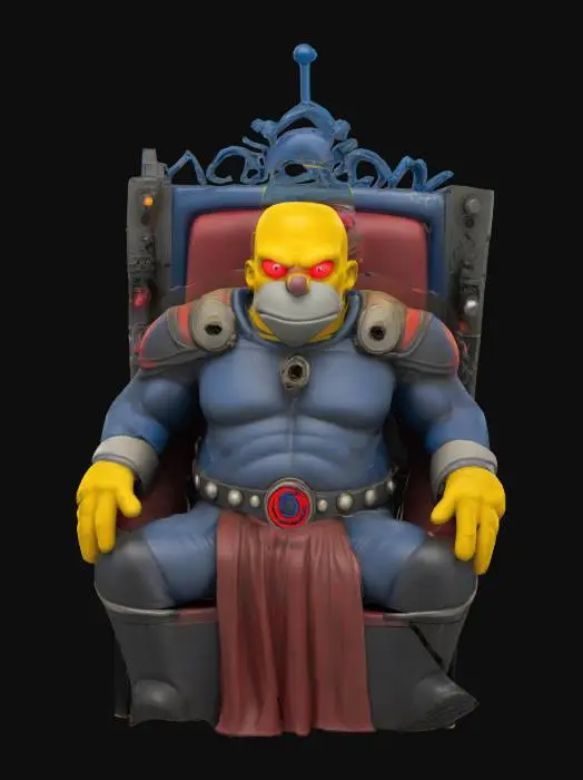 3D model for Homer Simpson as darkseid
